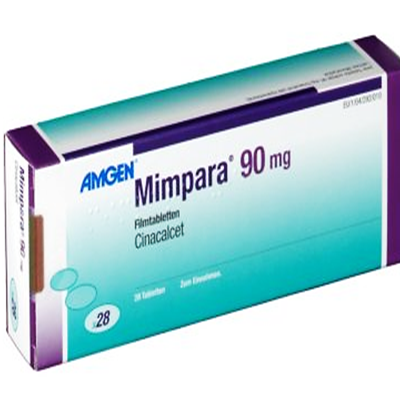 MIMPARA 90 mg 28 tablets ( cinacalcet )